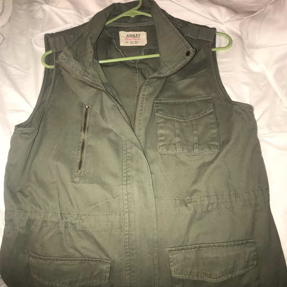 Army green jacket